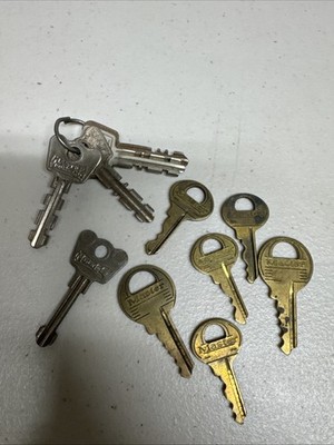 Master Lock Group Of (11) Various Keys Lock Security 