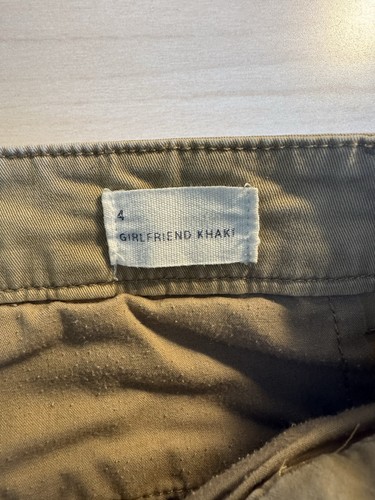 GAP Girlfriend Khakis Tan size 4 - Picture 6 of 8