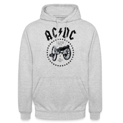 AC/DC For Those About To Rock Logo Mit Kanone Unisex Hoodie
