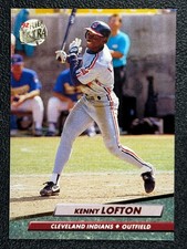 KENNY LOFTON Rookie Card 1992 Fleer Ultra #350 Cleveland Indians - NM. rookie card picture