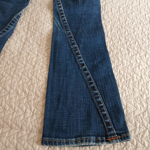 True Religion Girls Kids Youth Size 8 Joey Flare Jeans Stretch - Picture 4 of 23