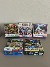 Master Pieces Puzzle Lot Of 5
