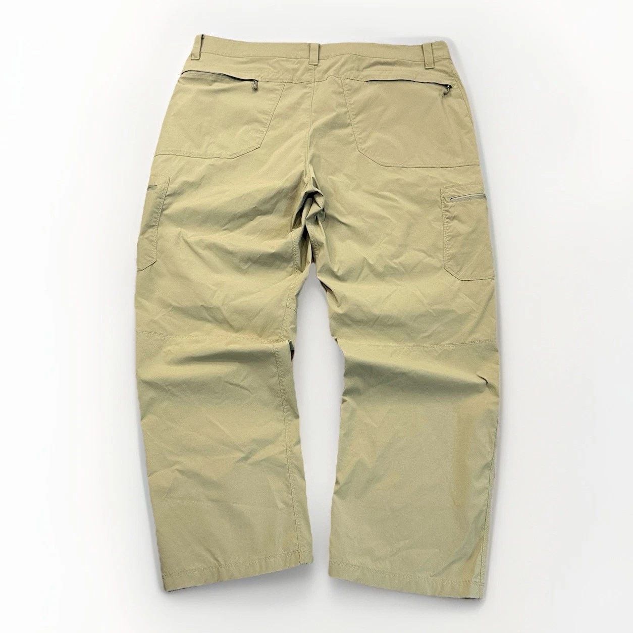 L.L. Bean Mens 40x30 Water Resistant Cresta Hiking Outdoor Khaki Pant 506421 EUC