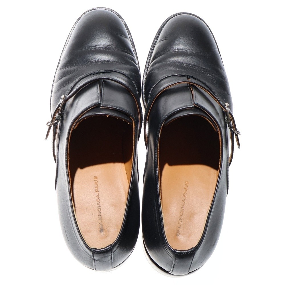 Balenciaga Papier Derby Buckle Oxford Dress Shoes Women'S Black thumbnail 5