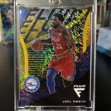 Joel Embiid Flux GOLD /10 Fluid shimmer #5 2020-2021 Panini Basketball