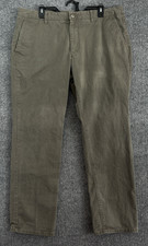 Bonobos Slim Chino Pants Men  s Size 36x30 Gray W/ Pockets Stretch