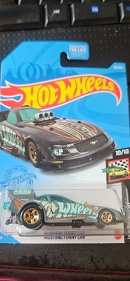 2020 Hot Wheels Treasure Hunt Mustang Funny Car in plastic protector