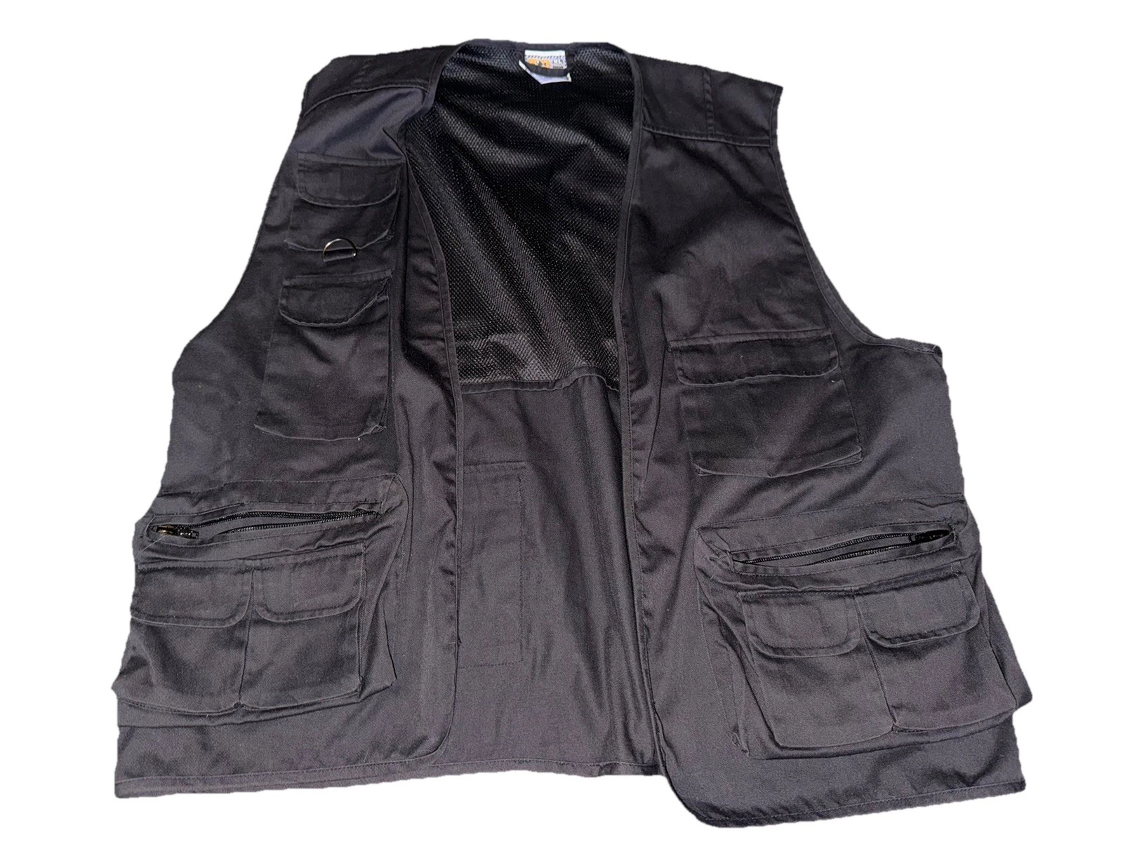 Mens Gilet Lightweight Utility Fishing Vest Navy Blue, IGAP IDENTIFY XL