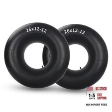 26x12-12 Butyl Inner Tubes, TR13 Valve Stem, 2 Pack 26x12-12,TR13
