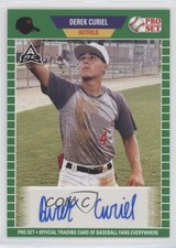 2021 Leaf Pro Set Baseball Blaster Auto Green Derek Curiel #PS-DC1 Auto 8d2