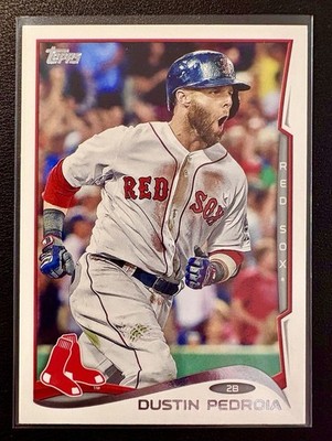 Dustin Pedroia 2014 Topps Sabermetric Back SSP #166 Variation Rare Red Sox