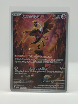 Fezandipiti - 073/064 Shrouded Fable Pokemon Full Art Illustration Rare NM