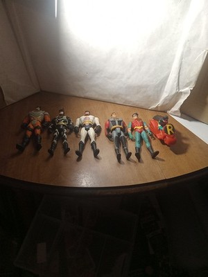 Lot Of 6 Batman And Robin Loose Figures 4 3/4'' Tall