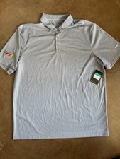 Nike Golf Polo Performance Shirt Mens XL Short Sleeve Button Dri Fit Gray NWT