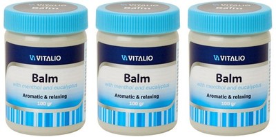 Balsam mit Menthol und Eukalyptus 3x 100g extra stark wohlriechend & entspannend