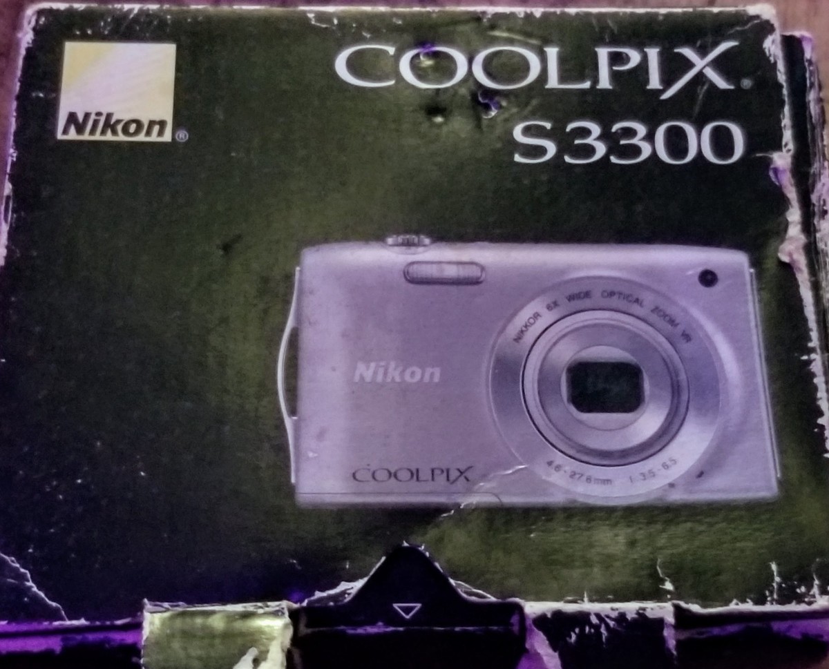 Nikon COOLPIX S3300 16.0 MP Digital Camera - Silver for sale