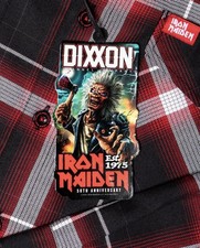 Iron Maiden 50th Anniversary DIXXON Flannel LIMITED EDITION NEW SIZE LARGE