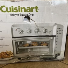 New Cuisinart Air Fryer Toaster Oven Stainless Steel CT0A-122: 1800W Dent Box