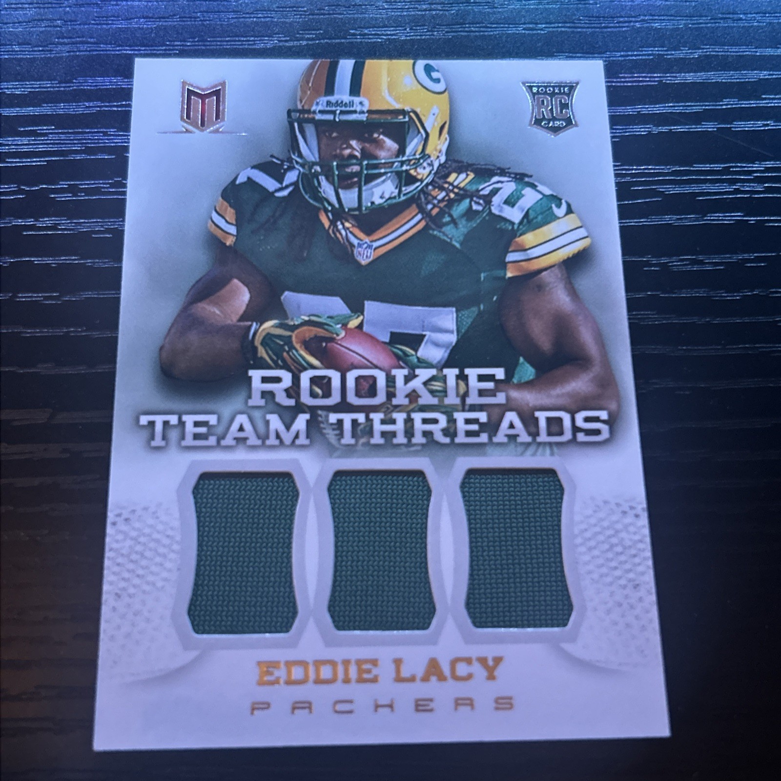 Eddie Lacy Panini Momentum Rookie Team Threads Triple #10 Materials