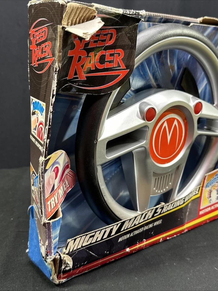 Hotwheels Speed Racer Mighty Mach 5 2007 rueda de carreras sonidos activados por movimiento Foto 3 de 4