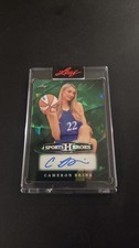 2026 Leaf Sports Heroes Cameron Brink Green Ice One of One Auto Autographed 1/1