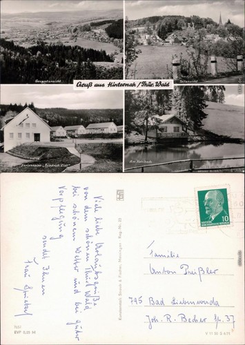 Hinternah Gesamtanischt, Teilansicht, Ferienheim Am Kohlbach 1971