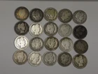 (20) US Barber Silver Quarters 25cc Nice Lot Ave Circ.