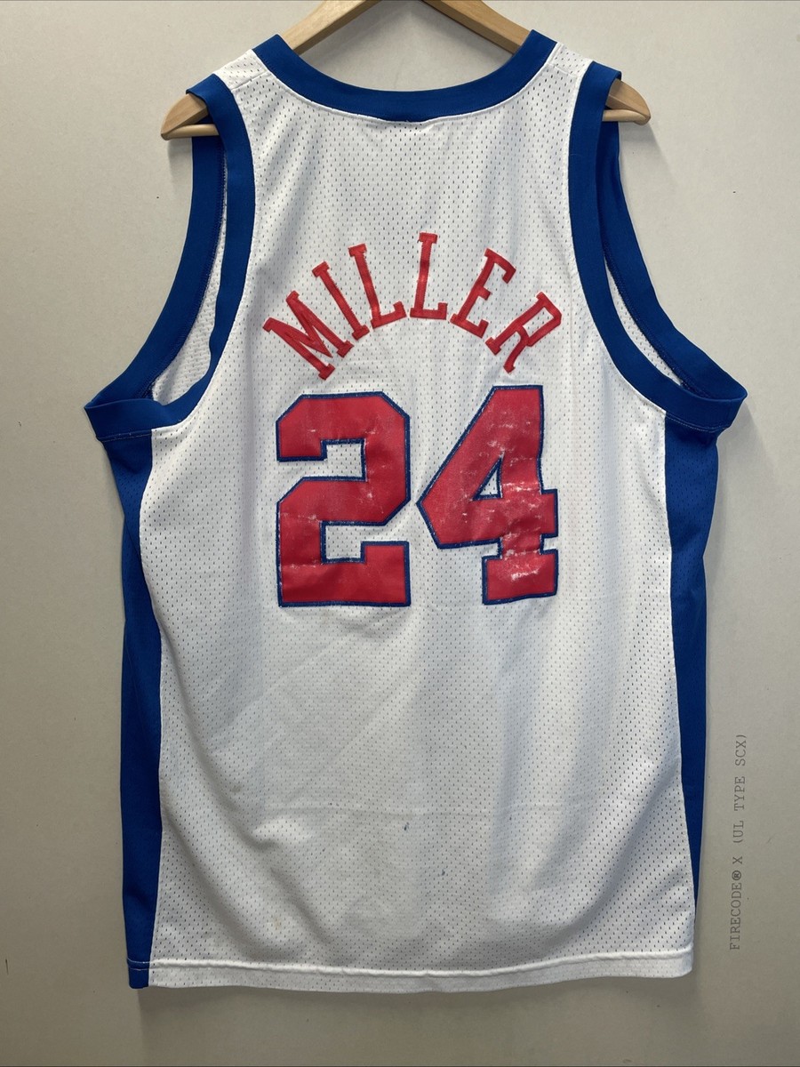 VTG LA Clippers Jersey Men's 2XL Length +2 White #24 Miller NBA