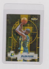 2000 Topps Finest Gold Refractor Jalen Rose /100 (#60)