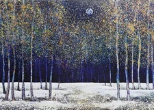 Woodland Evening Deluxe Boxed Holiday Cards (20 cards, 21 self-sealing... 