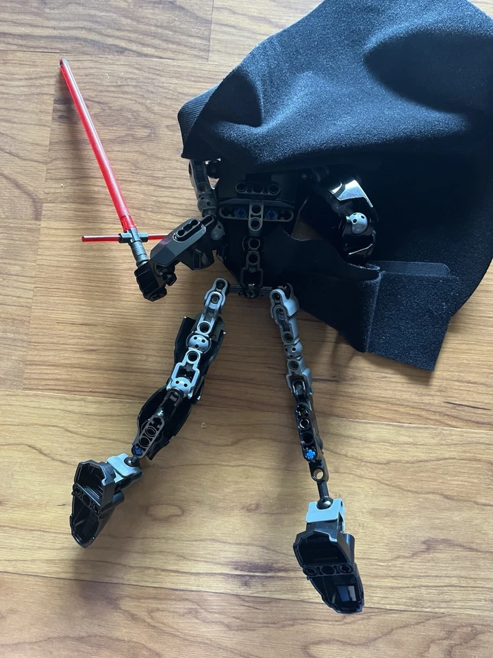 Star Wars Lego Bionicle 10" Kylo Ren 90661 2009 INCOMPLETO - Imagem 2 de 2