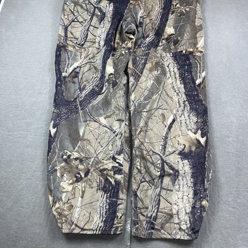 Vintage Cabelas Pants Mens XL Realtree Camo Dry Plus Hunting Double Knee USA - Picture 7 of 13