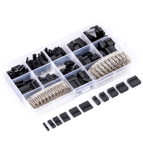 620x Sortiment Pinheader Buchsenstecker 2,54mm Dupont Raster + Crimpkontakte Set - Bild 7 von 16