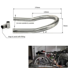 Cafe Racer Rear Frame Seat Hoop Loop For Honda CB500/550/650 XS750/850 GS650/750