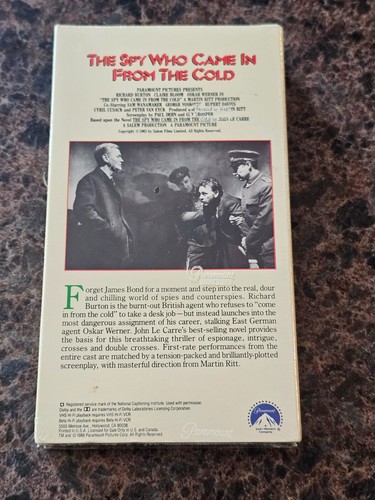 BRAND NEW The Spy Who Came In From The Cold (VHS, 1988) Sealed OOP Watermarks - Picture 6 of 6