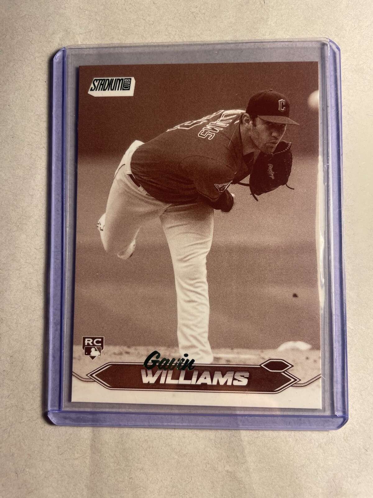2024 Topps Stadium Club - Sepia #251 Gavin Williams (RC)