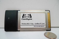 CENDYNE MODEL: NOI-W410 WIRELESS 802.11B/G 54MBPS CARDBUS LAPTOP PC CARD