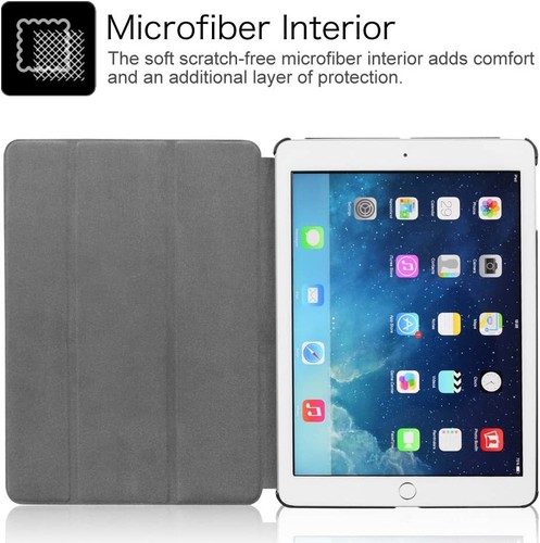 Slim Shell Case for for iPad Air 2 9.7" A1566/A1567 Lightweight Stand Cover USA - Picture 7 of 19