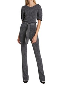 Derek Lam 10 Crosby Kailani Ruffle Sleeve Knit Jumpsuit