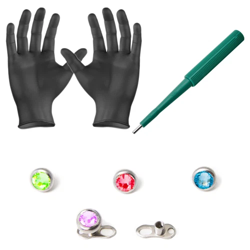 LionGothic Dermal Piercing Kit 8 Pieces - product listing photo