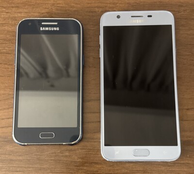 Lot of 2 Samsung  1 - Galaxy J1  1- Galaxy J7 Star ***Parts/Repair Only***