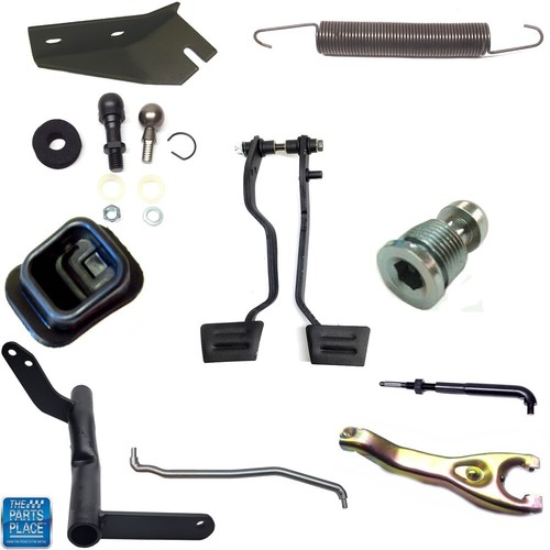 7377 Malibu Cutlass GTO Manual Transmission Pedal Conversion Kit w/ 10