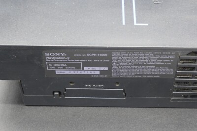 SONY PS2 PlayStation 2 SCPH-15000 Black Game Console