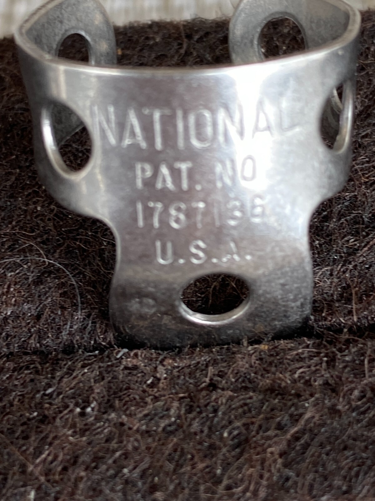 Vintage National Finger Pick PN.1787136 USA Banjo, Dobro, Pedal Steel