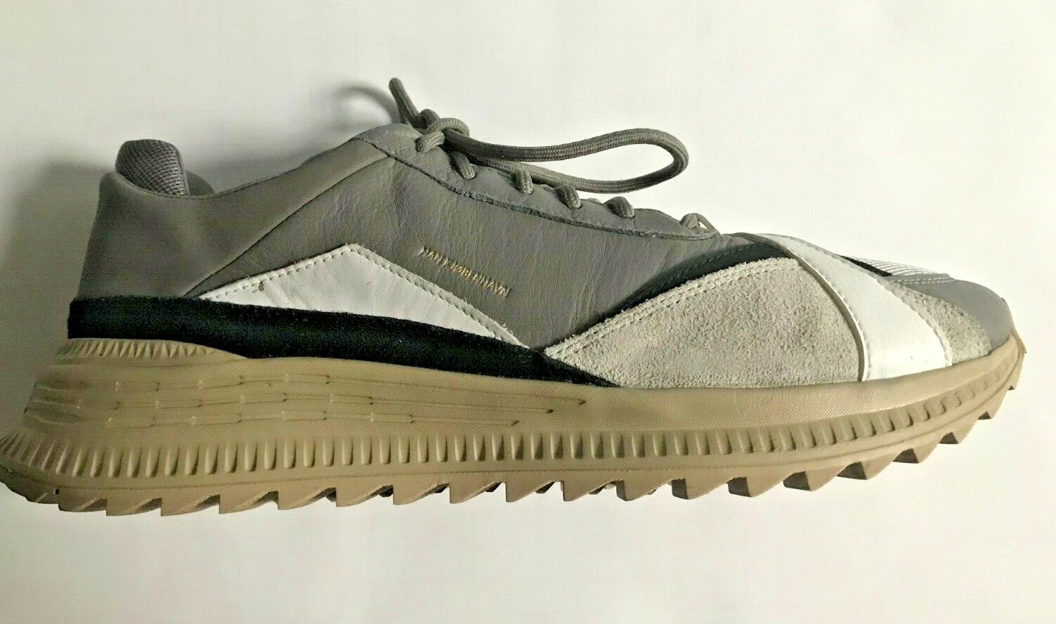 Rare PUMA Han Mens Grey Leather Sneaker 11 Sold out | eBay