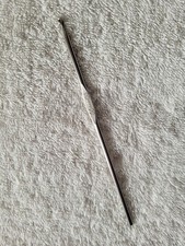 Vintage Used Hero Crochet Hook Made In England Size 00 Metal Silver