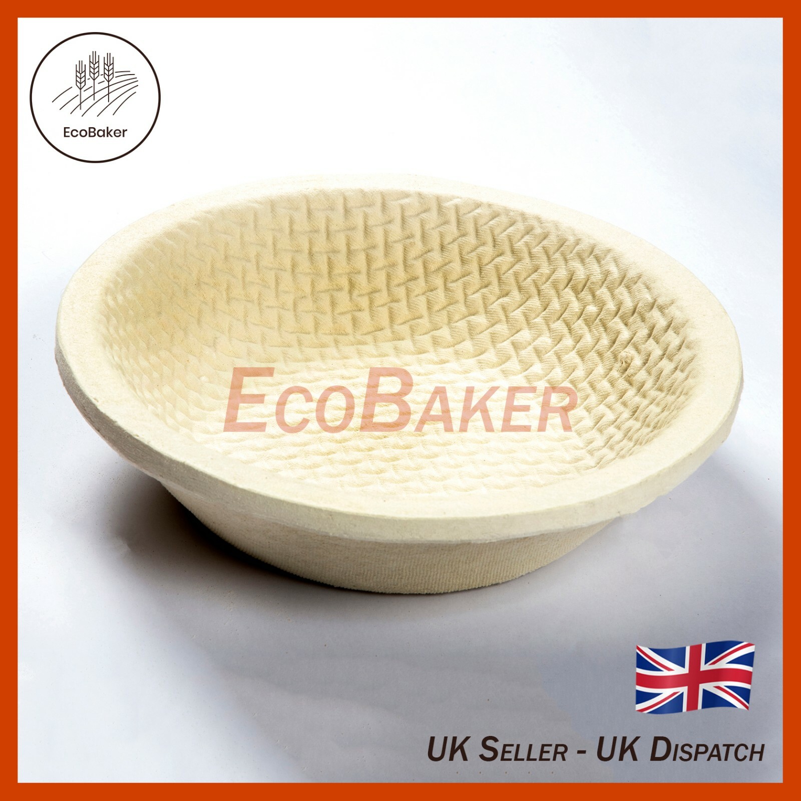 X2 Professional EcoFriendly Proofing Basket Brotform Wood Pulp Bread