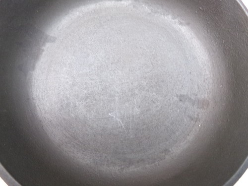 Vintage NO. 5, BRS Cast Iron Skillet Birmingham, 8 1/8" - Picture 6 of 12