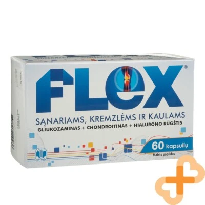 FLEX para Articulaciones Cartílago Y Huesos Suplemento 60 Cápsulas Glucosamina