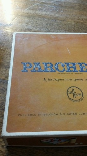 Vintage 1967 Parcheesi Board Game Gold Seal Edition Incomplete for parts - Picture 2 of 5